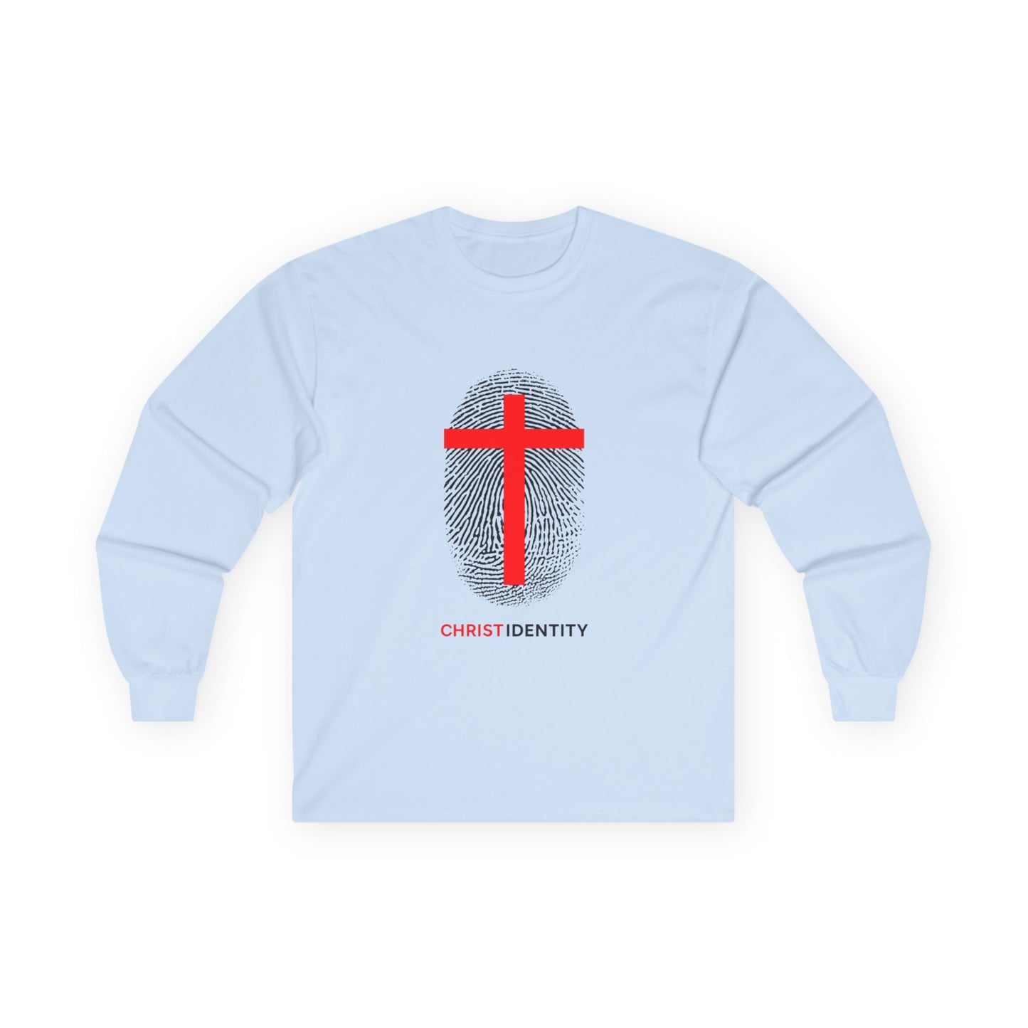 Christian Fingerprint Cross Long Sleeve Tee