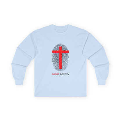 Christian Fingerprint Cross Long Sleeve Tee