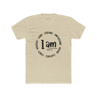 Inspirational Unisex Cotton Crew Tee | Motivational Quote T-Shirt | Self-Love Apparel | Gifts for Her, Affirmation Shirt, Casual Wear