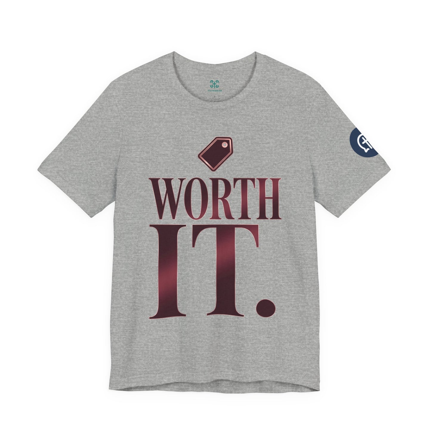 Worth It tee | Isaiah 43:4 scripture shirt, Christian faith message