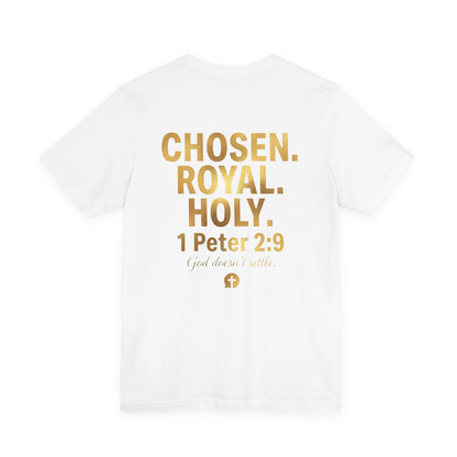 Handpicked Crown T-Shirt | Chosen Royal Holy 1 Peter 2:9 Christian Tee
