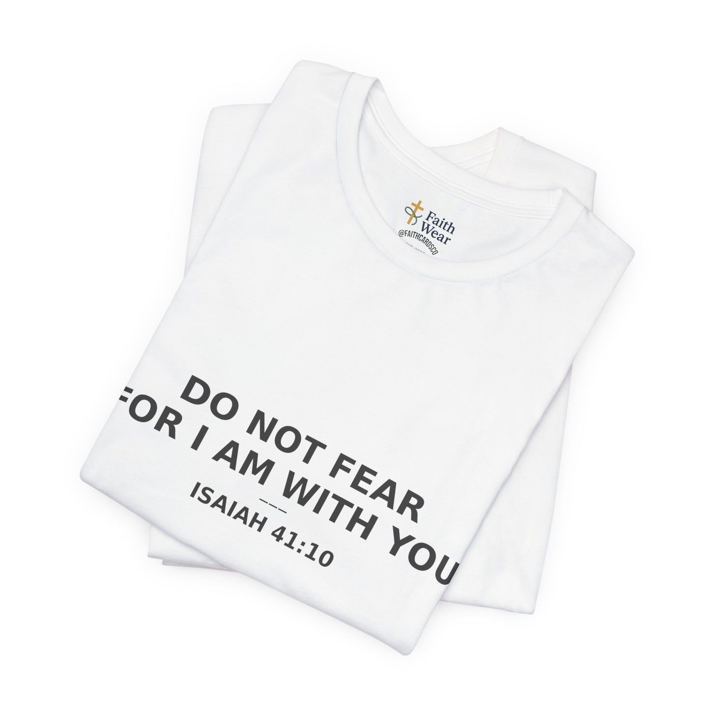 Inspirational Christian Tee: "Do Not Fear for I Am With You", Faith-based Shirt, Motivational Gift, Unisex Casual Wear, Spiritual [...]
