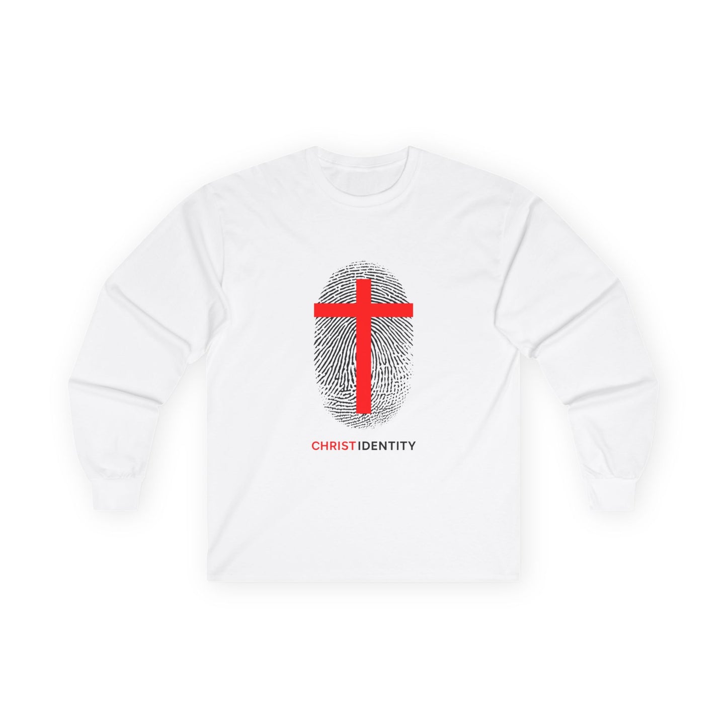 Christian Fingerprint Cross Long Sleeve Tee