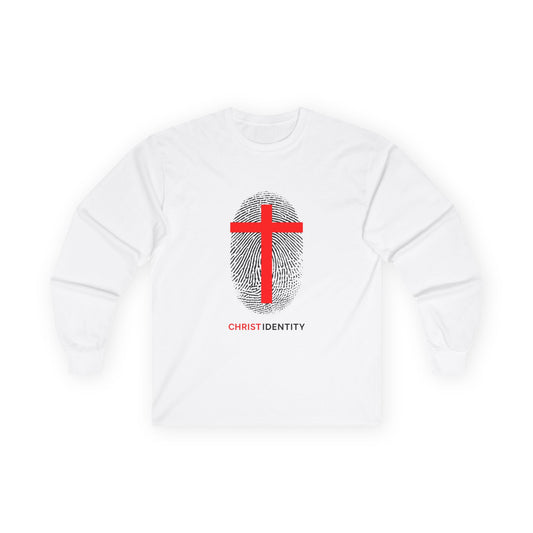 Christian Fingerprint Cross Long Sleeve Tee