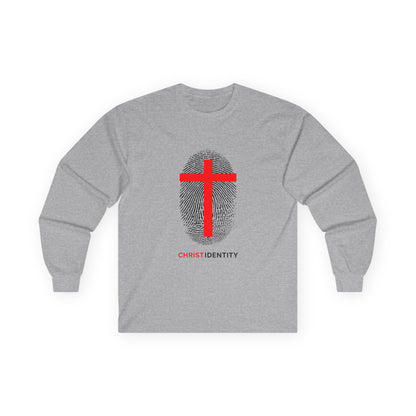 Christian Fingerprint Cross Long Sleeve Tee