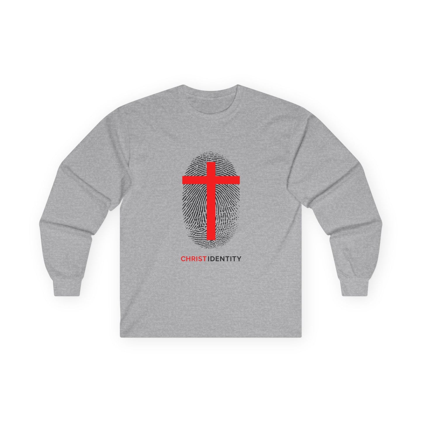 Christian Fingerprint Cross Long Sleeve Tee