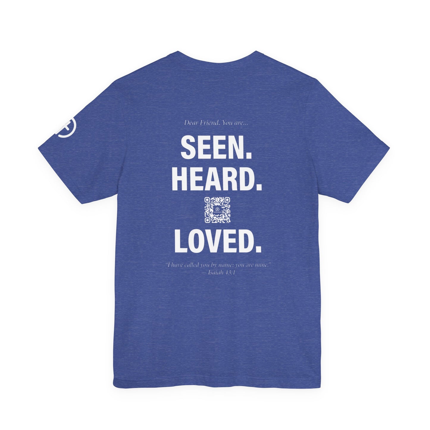 Human Support Person Tee | Smile Prayer Moment, Mental Health Ally Shirt