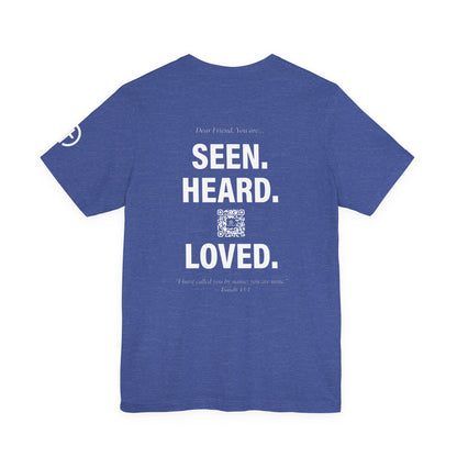 Human Support Person Tee | Smile Prayer Moment, Mental Health Ally Shirt