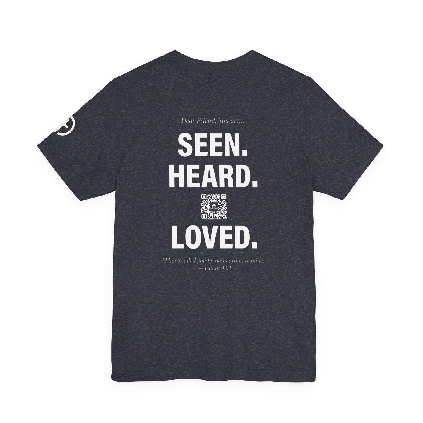 Human Support Person Tee | Smile Prayer Moment, Mental Health Ally Shirt