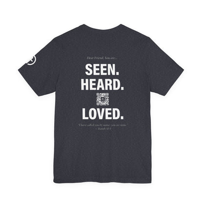 Human Support Person Tee | Smile Prayer Moment, Mental Health Ally Shirt