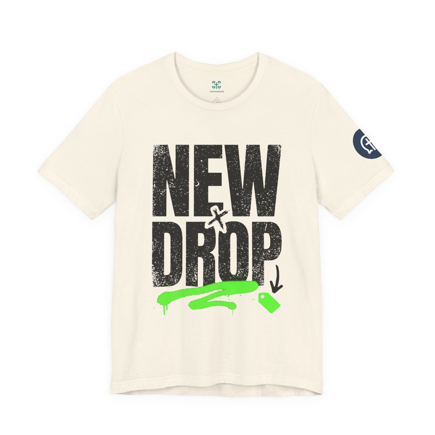 New Drop Tee | Christian 2 Corinthians 5:17 Scripture Faith Shirt