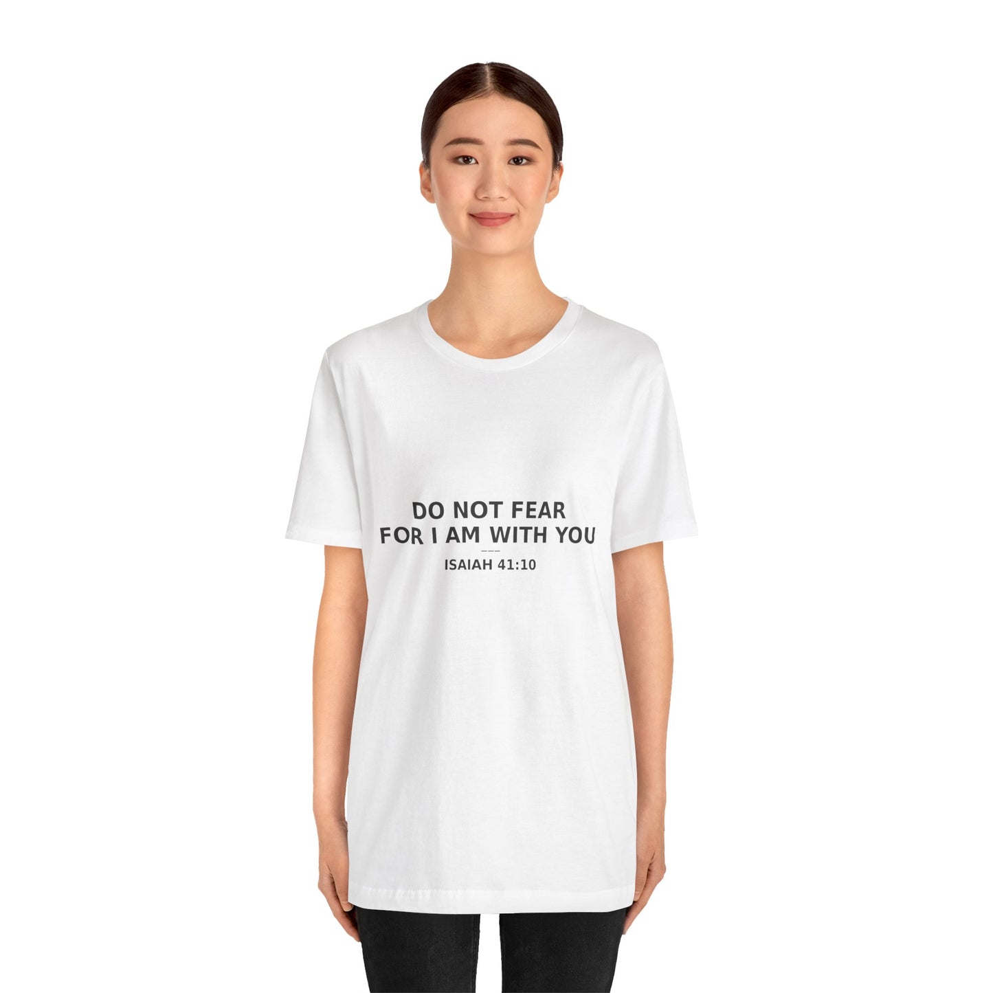 Inspirational Christian Tee: "Do Not Fear for I Am With You", Faith-based Shirt, Motivational Gift, Unisex Casual Wear, Spiritual [...]