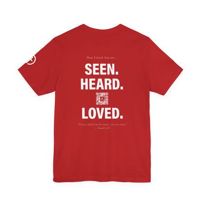 Human Support Person Tee | Smile Prayer Moment, Mental Health Ally Shirt