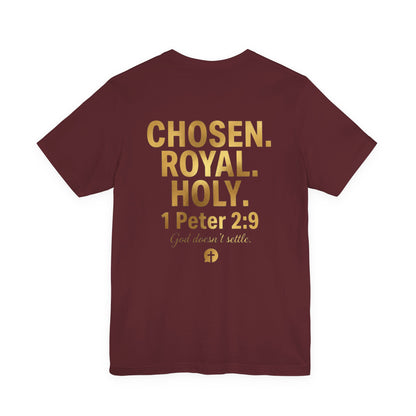 Handpicked Crown T-Shirt | Chosen Royal Holy 1 Peter 2:9 Christian Tee