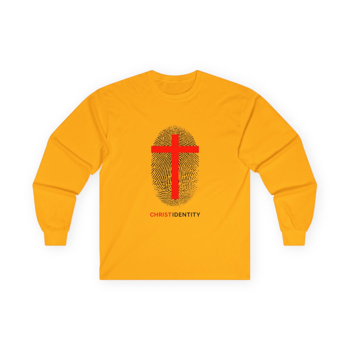 Christian Fingerprint Cross Long Sleeve Tee