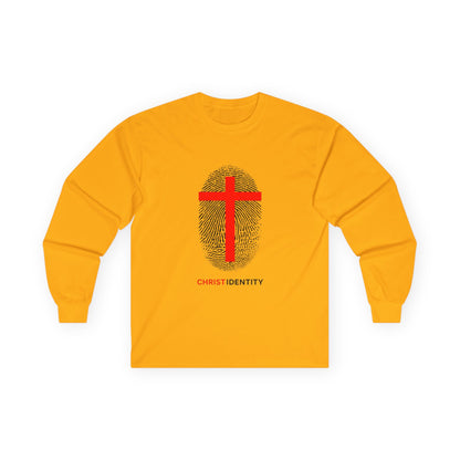 Christian Fingerprint Cross Long Sleeve Tee