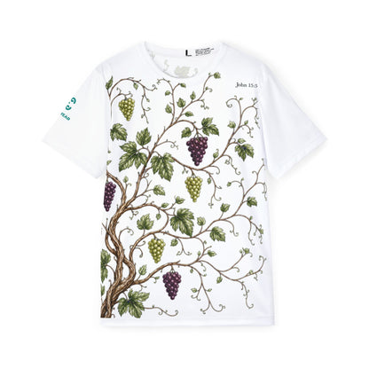 John 15:5 Abide in Me Grape Vine Sports Jersey