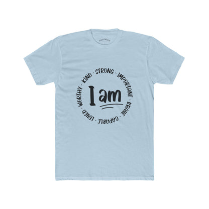 Inspirational Unisex Cotton Crew Tee | Motivational Quote T-Shirt | Self-Love Apparel | Gifts for Her, Affirmation Shirt, Casual Wear