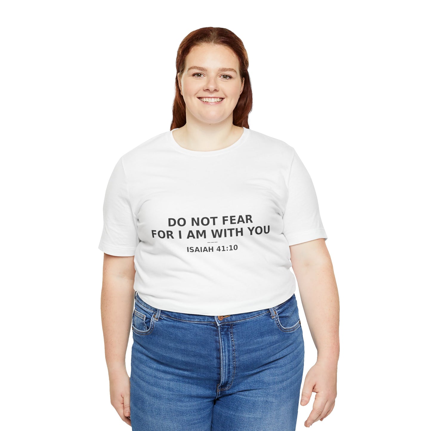 Inspirational Christian Tee: "Do Not Fear for I Am With You", Faith-based Shirt, Motivational Gift, Unisex Casual Wear, Spiritual [...]
