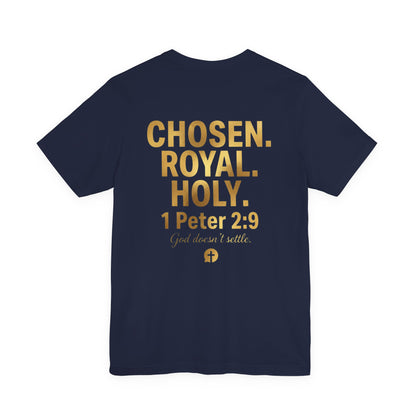 Handpicked Crown T-Shirt | Chosen Royal Holy 1 Peter 2:9 Christian Tee
