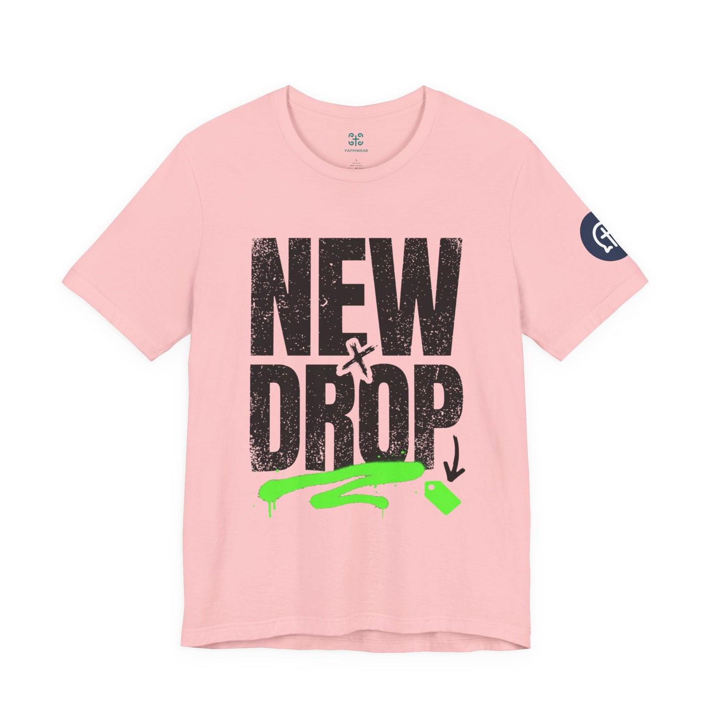 New Drop Tee | Christian 2 Corinthians 5:17 Scripture Faith Shirt