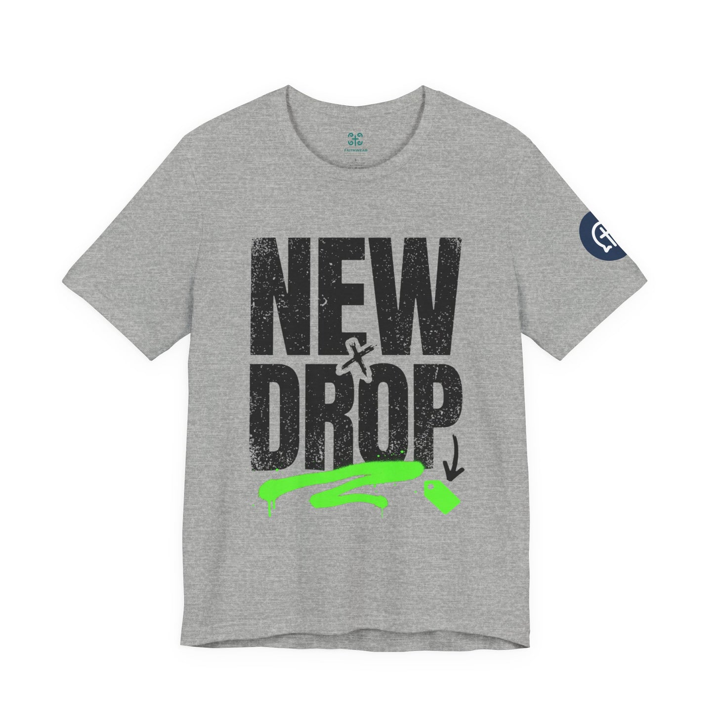 New Drop Tee | Christian 2 Corinthians 5:17 Scripture Faith Shirt