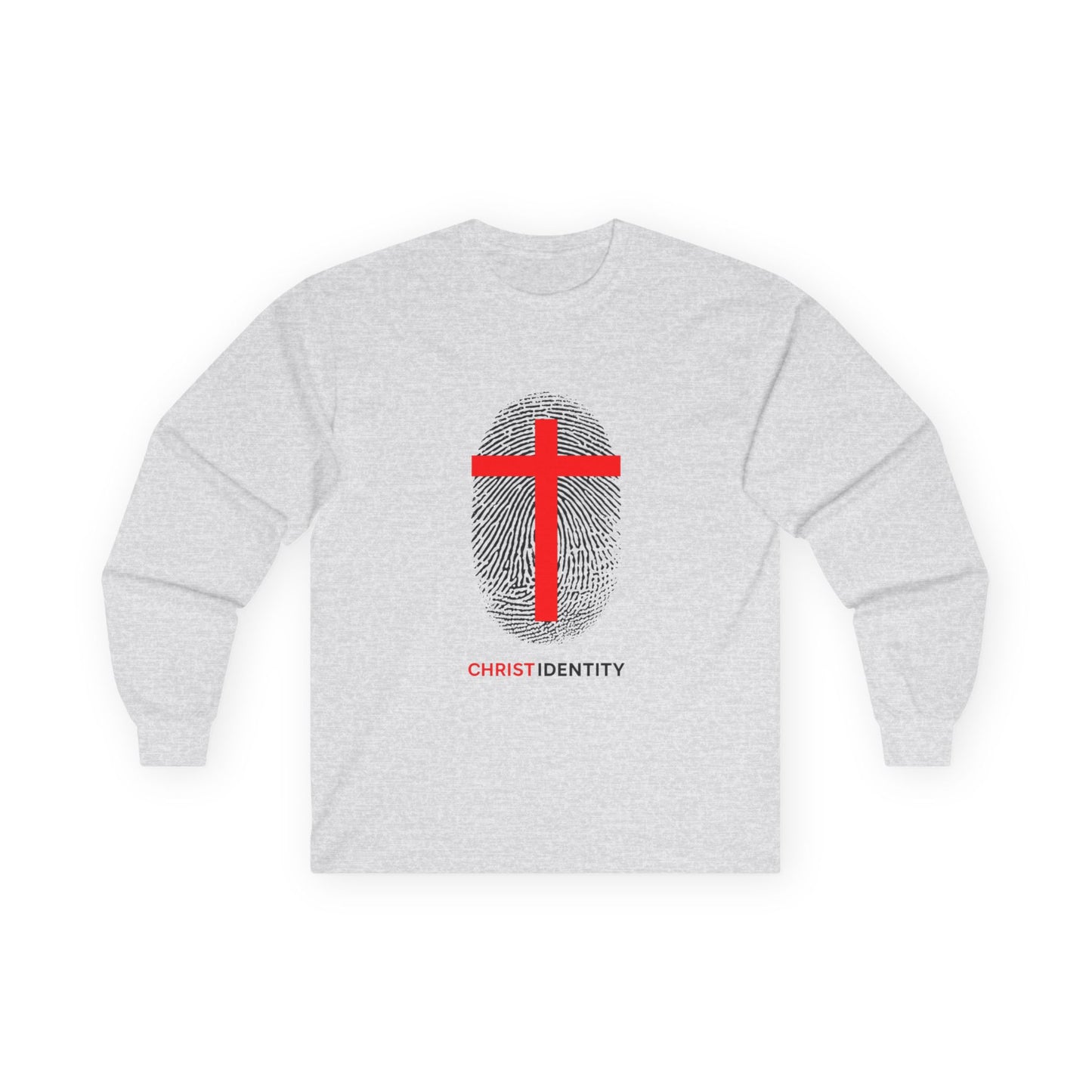 Christian Fingerprint Cross Long Sleeve Tee