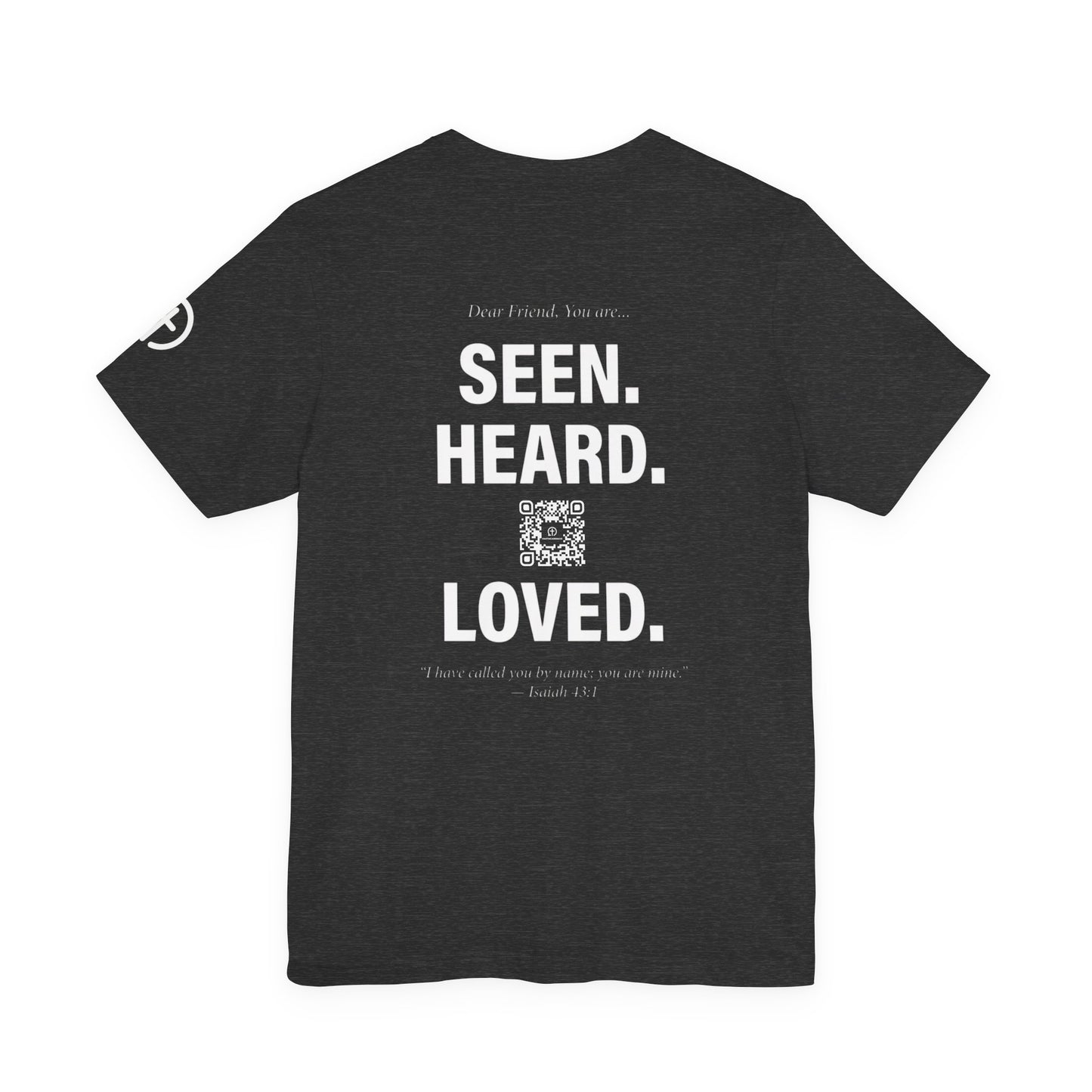 Human Support Person Tee | Smile Prayer Moment, Mental Health Ally Shirt