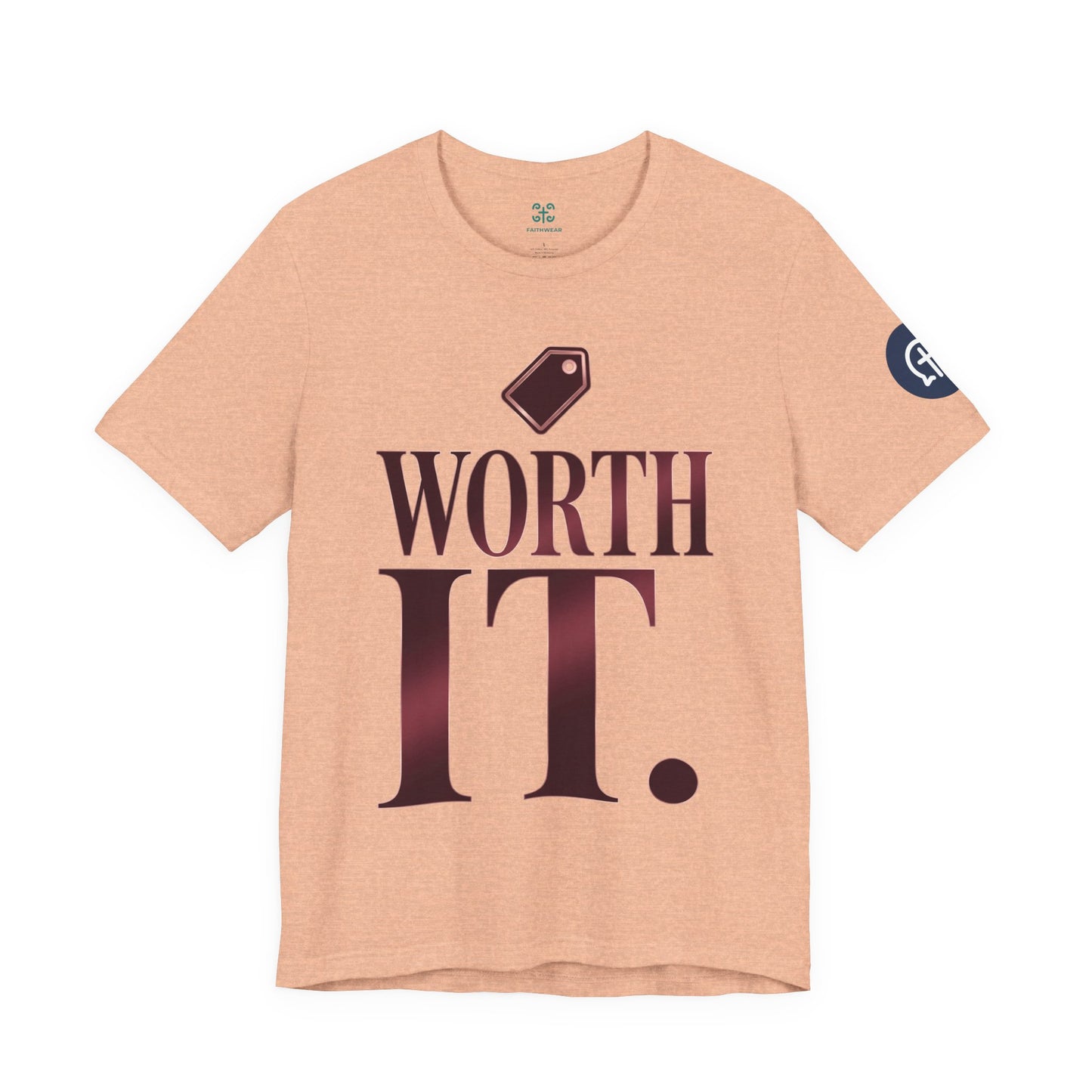 Worth It tee | Isaiah 43:4 scripture shirt, Christian faith message
