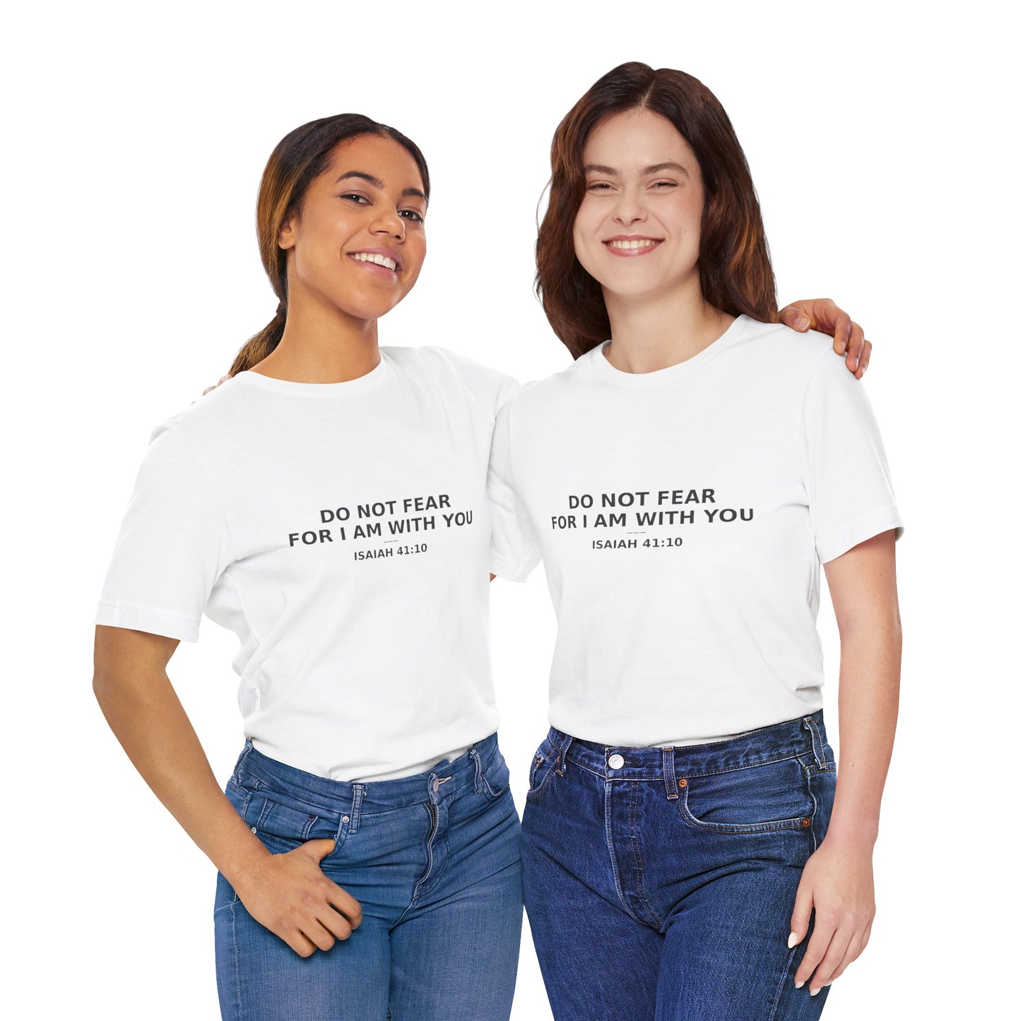 Inspirational Christian Tee: "Do Not Fear for I Am With You", Faith-based Shirt, Motivational Gift, Unisex Casual Wear, Spiritual [...]