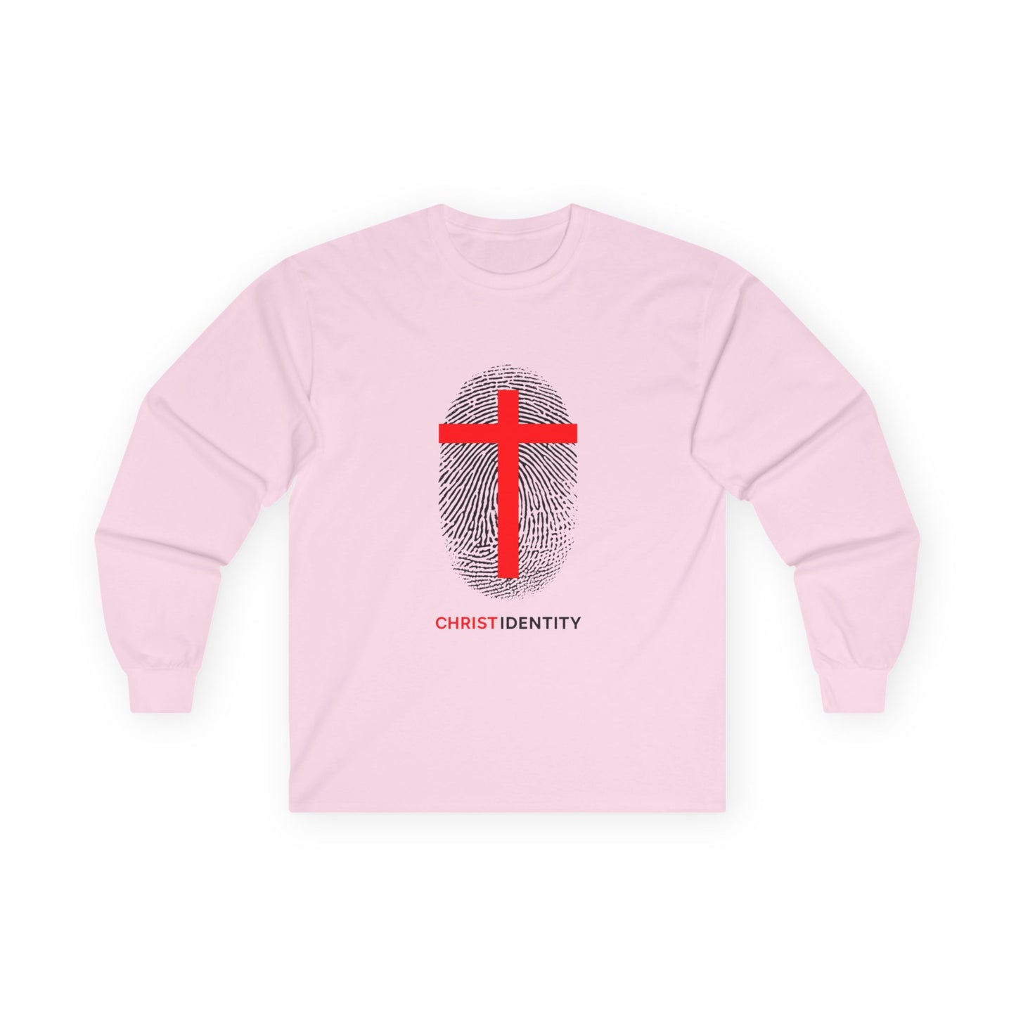 Christian Fingerprint Cross Long Sleeve Tee
