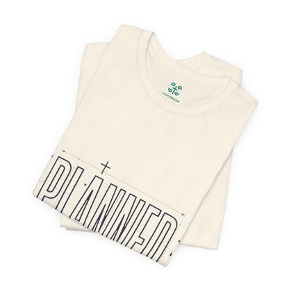 Planned Typography Tee | Christian Scripture Jeremiah 1:5 Shirt