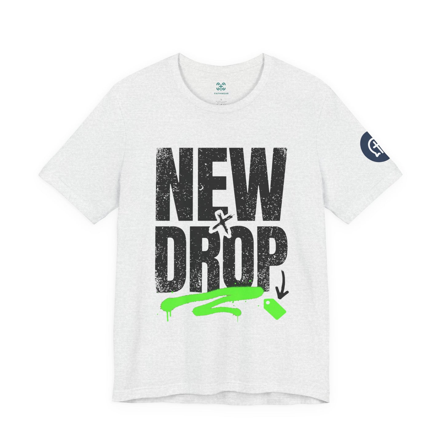 New Drop Tee | Christian 2 Corinthians 5:17 Scripture Faith Shirt