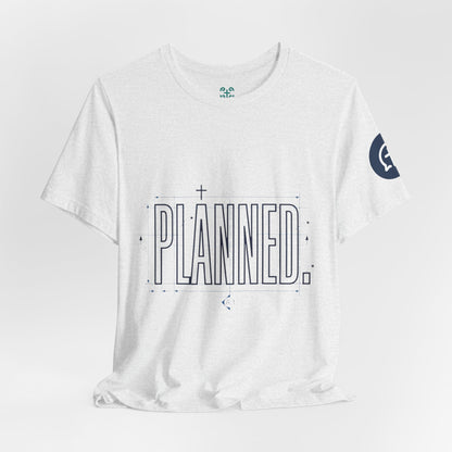 Planned Typography Tee | Christian Scripture Jeremiah 1:5 Shirt