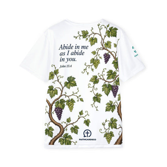 John 15:5 Abide in Me Grape Vine Sports Jersey