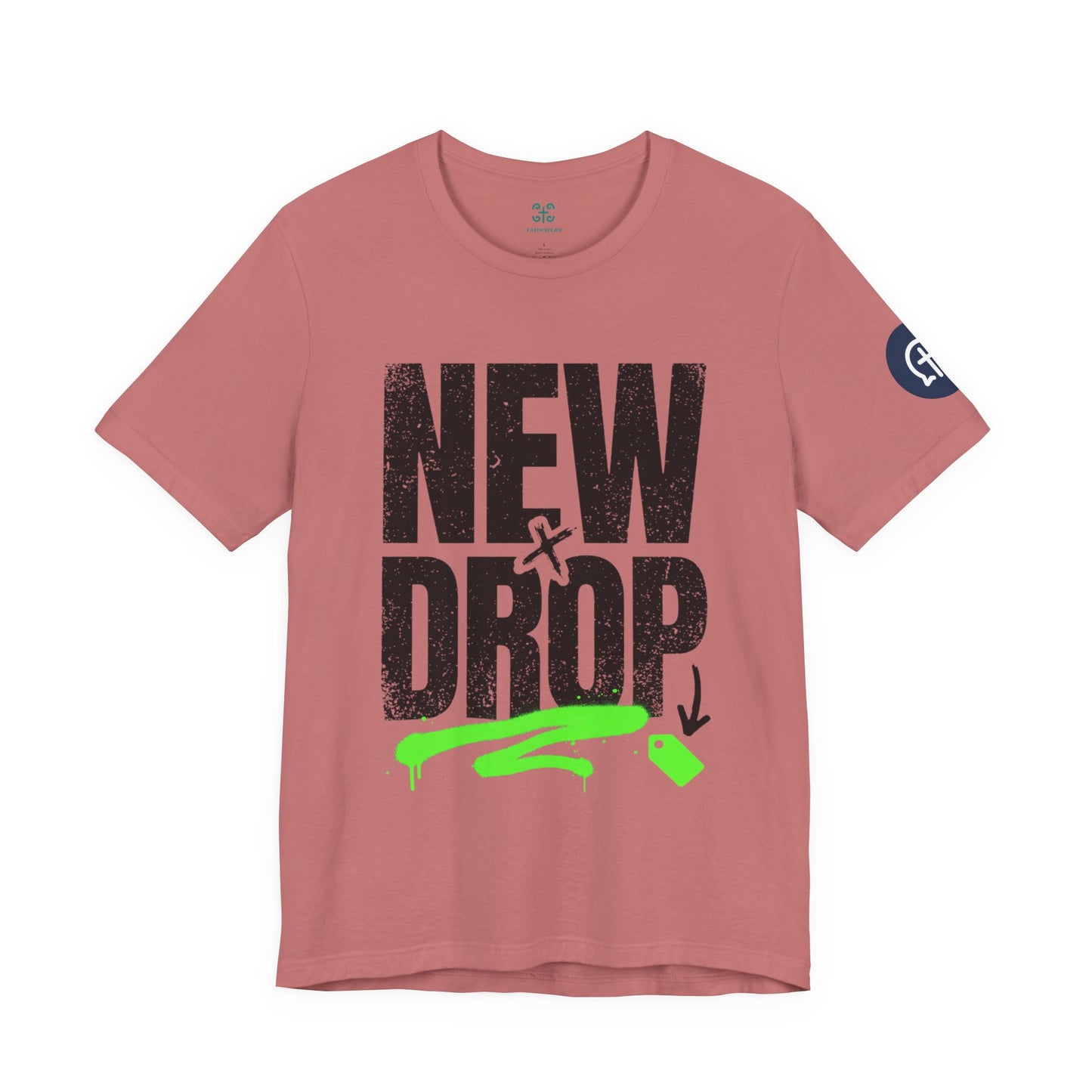 New Drop Tee | Christian 2 Corinthians 5:17 Scripture Faith Shirt