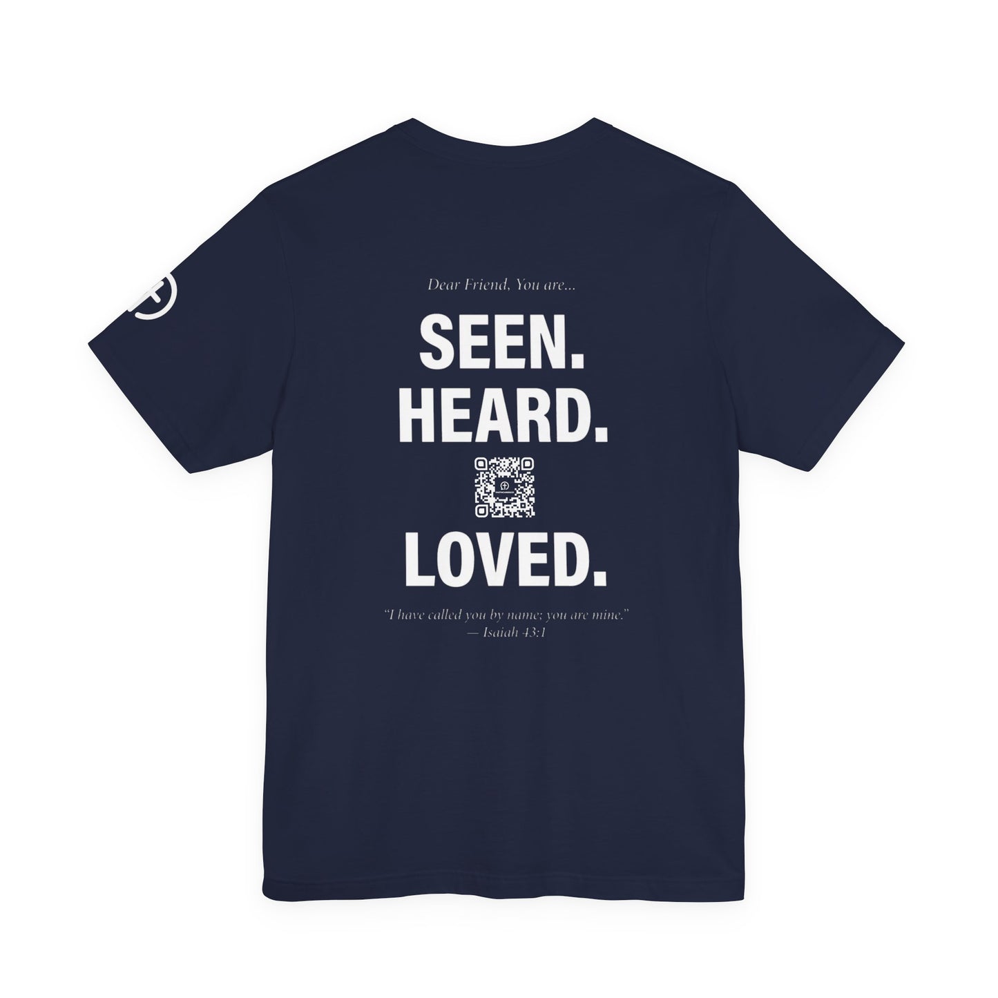 Human Support Person Tee | Smile Prayer Moment, Mental Health Ally Shirt