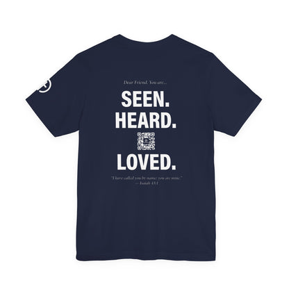 Human Support Person Tee | Smile Prayer Moment, Mental Health Ally Shirt