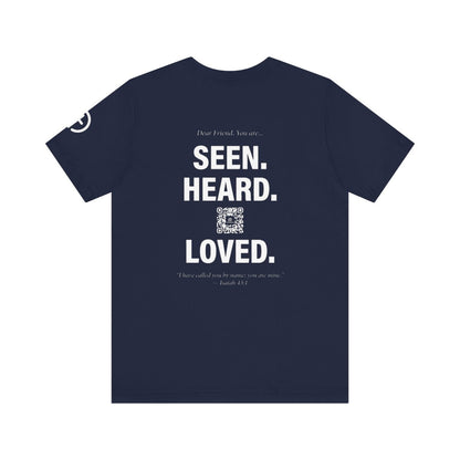 Human Support Person Tee | Smile Prayer Moment, Mental Health Ally Shirt